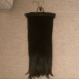 Pretty Bellami Piccolina Jet Black Clip Hair Extensions